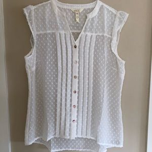Matilda Jane- White Cresting Wave Top Size M